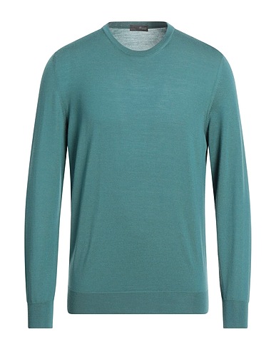 DRUMOHR Jumper MODERN Green 100% Super 140s Wool