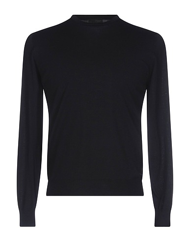 DRUMOHR Sweater MODERN Midnight blue 100% Super 140s Wool