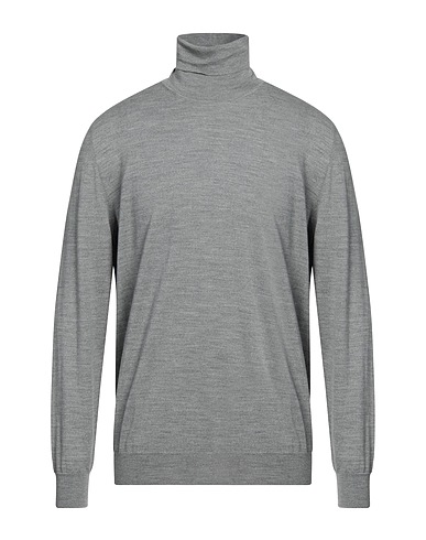 DRUMOHR Polo neck Light grey 100% Super 140s Wool