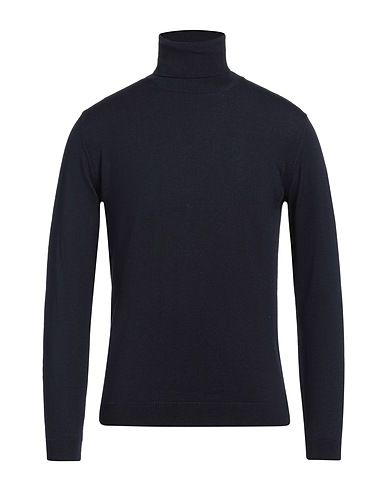 ROBERTO COLLINA Dolcevita Blu navy 100% Lana Merino