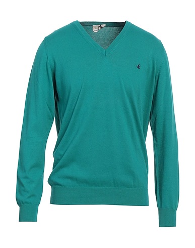 BROOKSFIELD Jumper Deep teal 100% Cotton