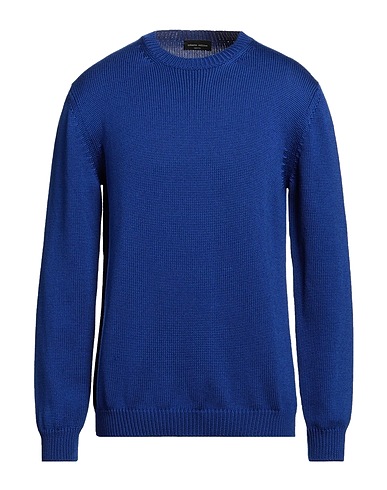 ROBERTO COLLINA Jumper Blue 100% Merino Wool