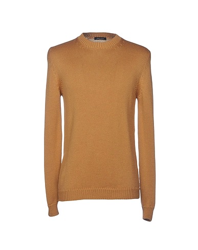 ROBERTO COLLINA Sweater Camel 100% Merino Wool