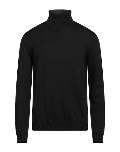 ROBERTO COLLINA Turtleneck Black 100% Merino Wool