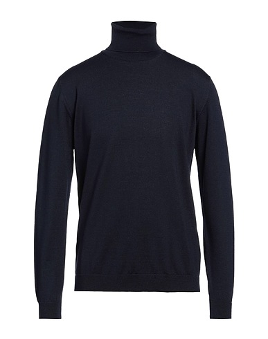ROBERTO COLLINA Turtleneck Midnight blue 100% Merino Wool