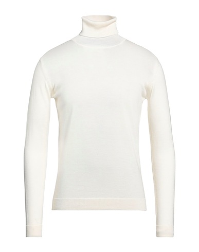 ROBERTO COLLINA Turtleneck Cream 100% Merino Wool