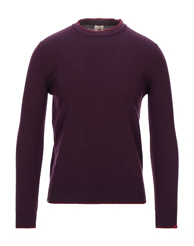 H953 Jumper Plum 80% Merino Wool, 20% Cashmere