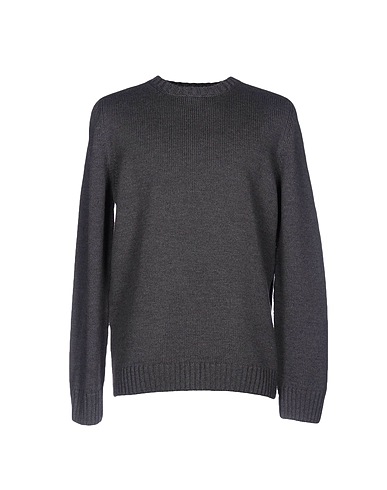 DRUMOHR Jumper Grey 100% Merino Wool