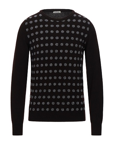 RODA Pullover Testa di moro 100% Lana Vergine, Poliammide