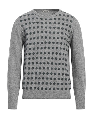 RODA Pullover Grau 100% Schurwolle, Polyamid