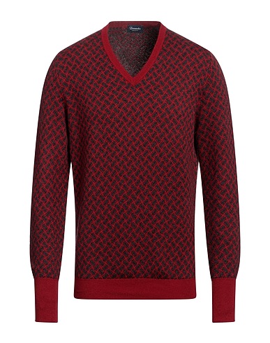 DRUMOHR Cashmere jumper Brick red 100% Cashmere