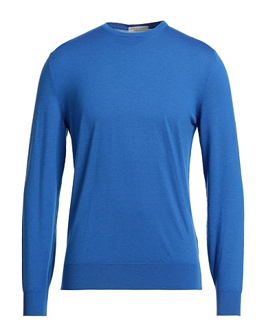 FILIPPO DE LAURENTIIS Pullover Blu china 70% Lana Merinos, 20% Seta, 10% Cachemire