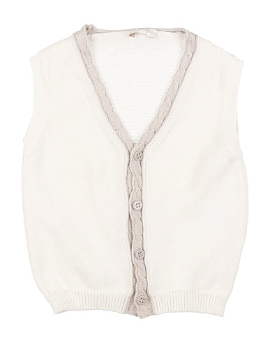 IL GUFO Cardigan White 100% Cotton