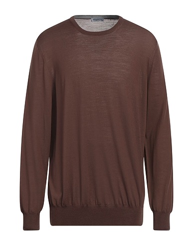 VENGERA Jumper Brown 100% Virgin Wool