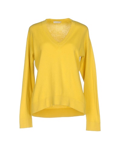 BALLANTYNE Pullover Gelb 70% Wolle, 30% Kaschmir