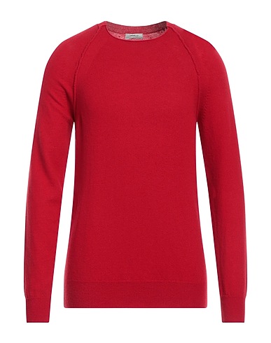 AUTHENTIC ORIGINAL VINTAGE STYLE Jumper Red 100% Virgin Wool