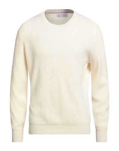 BRUNELLO CUCINELLI Cashmere jumper Off white 100% Cashmere