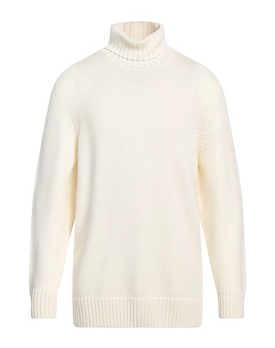 DRUMOHR Rollkragenpullover Elfenbein 100% Merinowolle
