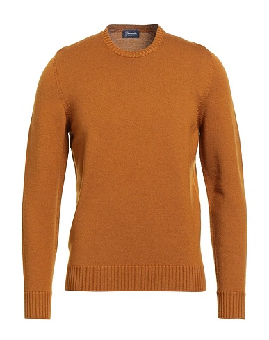 DRUMOHR Pullover Cammello 100% Lana Merino