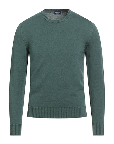 DRUMOHR Jumper Green 100% Merino Wool