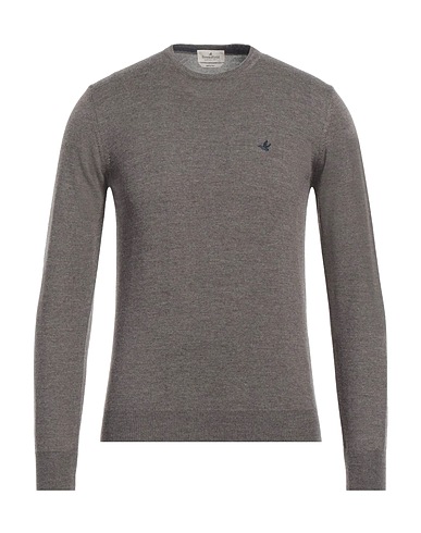 BROOKSFIELD Pullover Khaki 100% Lana Vergine