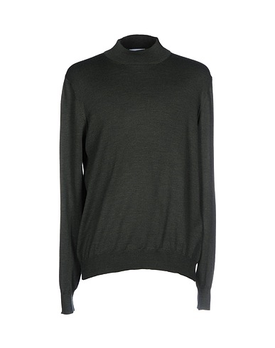 GRAN SASSO Turtleneck Dark green 100% Virgin Wool