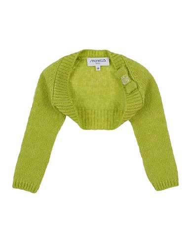 SIMONETTA MINI Coprispalle Verde lime 46% Viscosa, 38% Lana Vergine, 16% Lana mohair