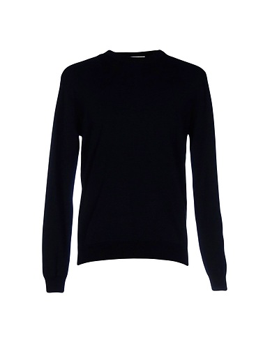 GREY DANIELE ALESSANDRINI Jumper Midnight blue 46% Viscose, 36% Cotton, 18% Polyester