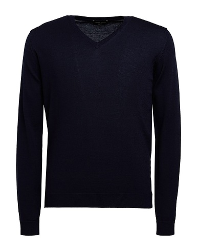 ROBERTO COLLINA Jumper Midnight blue 100% Merino Wool
