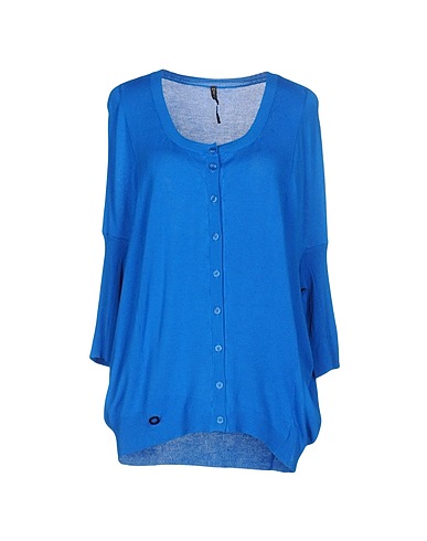 MANILA GRACE Cardigan Blue 96% Viscose, 4% Polyester