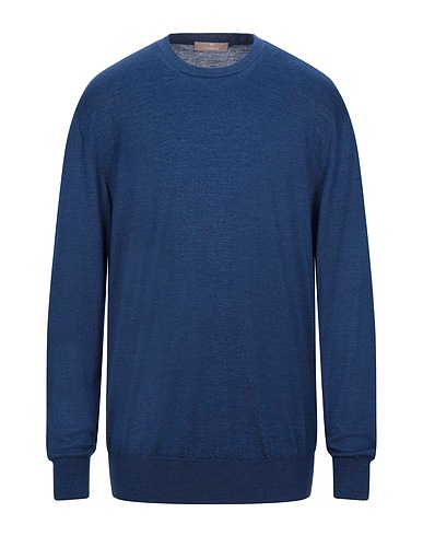 CRUCIANI Pull en cachemire Bleu électrique 70% Cachemire, 30% Soie