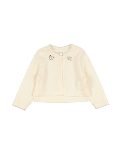 BABY A. Cardigan Cream 50% Virgin Wool, 50% Acrylic