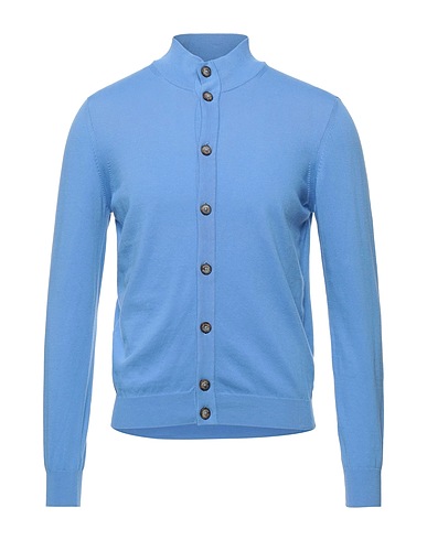 HERITAGE Cardigan Pastel blue 100% Cotton