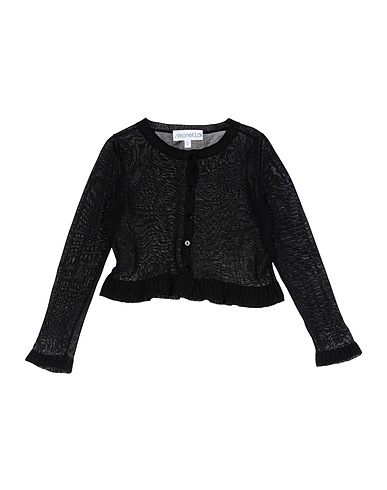 SIMONETTA Cardigan Black 64% Cotton, 36% Polyamide