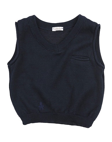 LE BEBÉ Sleeveless sweater Midnight blue 100% Cotton