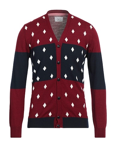 NŌ ARTIGIANI ITALIANI Cardigan Bordeaux 50% Lana Merinos, 50% Acrilico