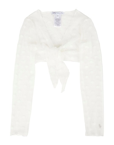 PATRIZIA PEPE Shrug White 88% Nylon, 12% Elastane