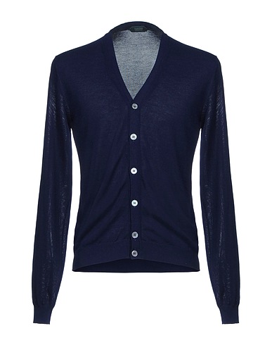 ZANONE Cardigan Midnight blue 100% Cotton
