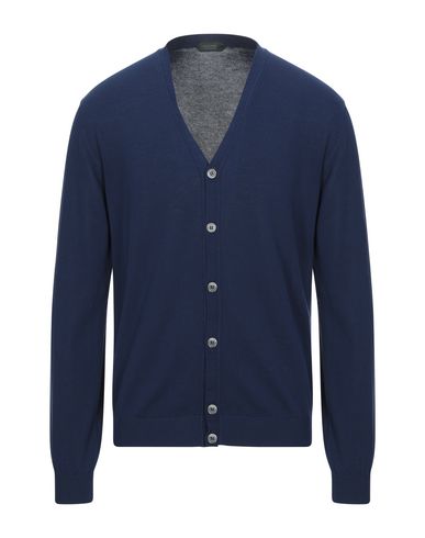 ZANONE ZANONE MAN CARDIGAN BLUE SIZE 40 COTTON,39796800KF 2