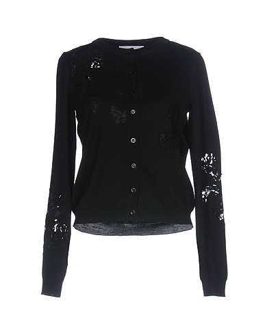 MOSCHINO Cardigan Black 100% Virgin Wool