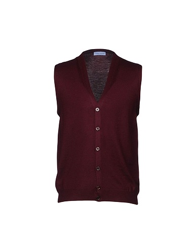 GRAN SASSO Cardigan Burgundy 100% Virgin Wool