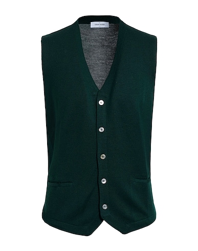 GRAN SASSO Cardigan FOR BONGENIE GRIEDER SINCE 1891 Dark green 100% Virgin Wool