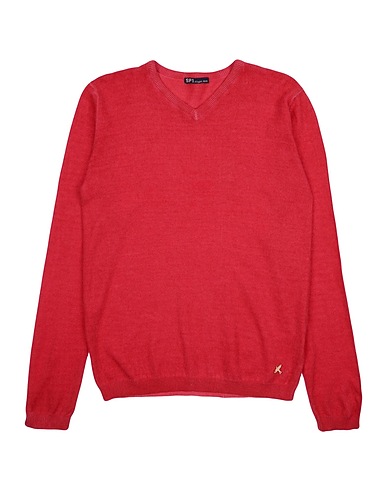 SP1 Jumper Red 55% Cotton, 40% Nylon, 5% Cashmere