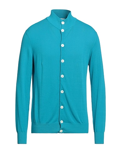 BALLANTYNE Cardigan Azure 100% Cotton