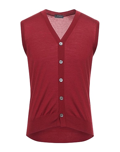 DRUMOHR Cardigan Burgundy 100% Merino Wool