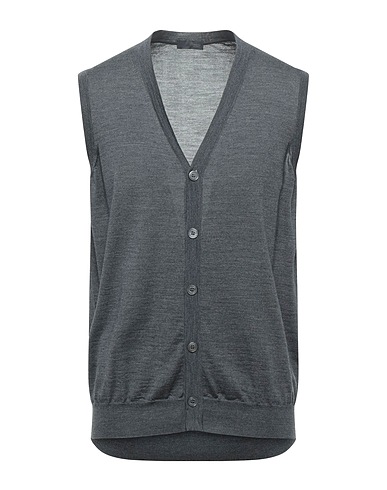 DRUMOHR Cardigan Charcoal 100% Merino Wool