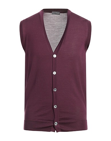 DRUMOHR Cardigan Plum 100% Merino Wool