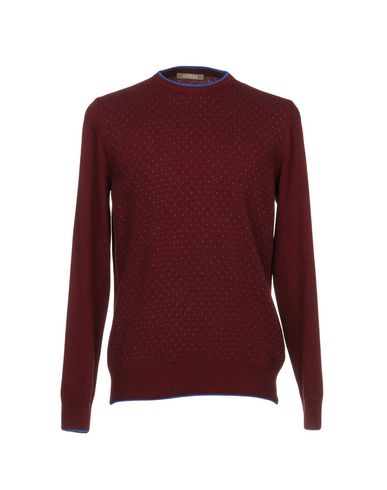 Andrea Fenzi Sweater In Maroon