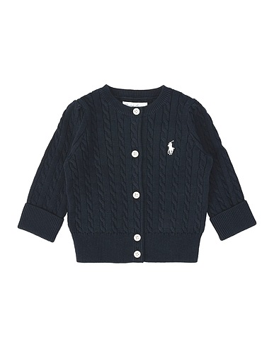 POLO RALPH LAUREN Cardigan Blu notte 100% Cotone