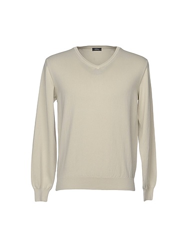 ROSSOPURO Pullover Grigio chiaro 100% Cotone